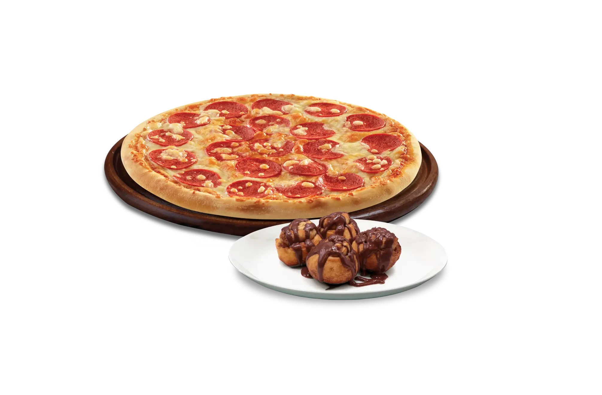 Büyük Boy Pizza + 4 lü Cinnamon Roll Kampanyası