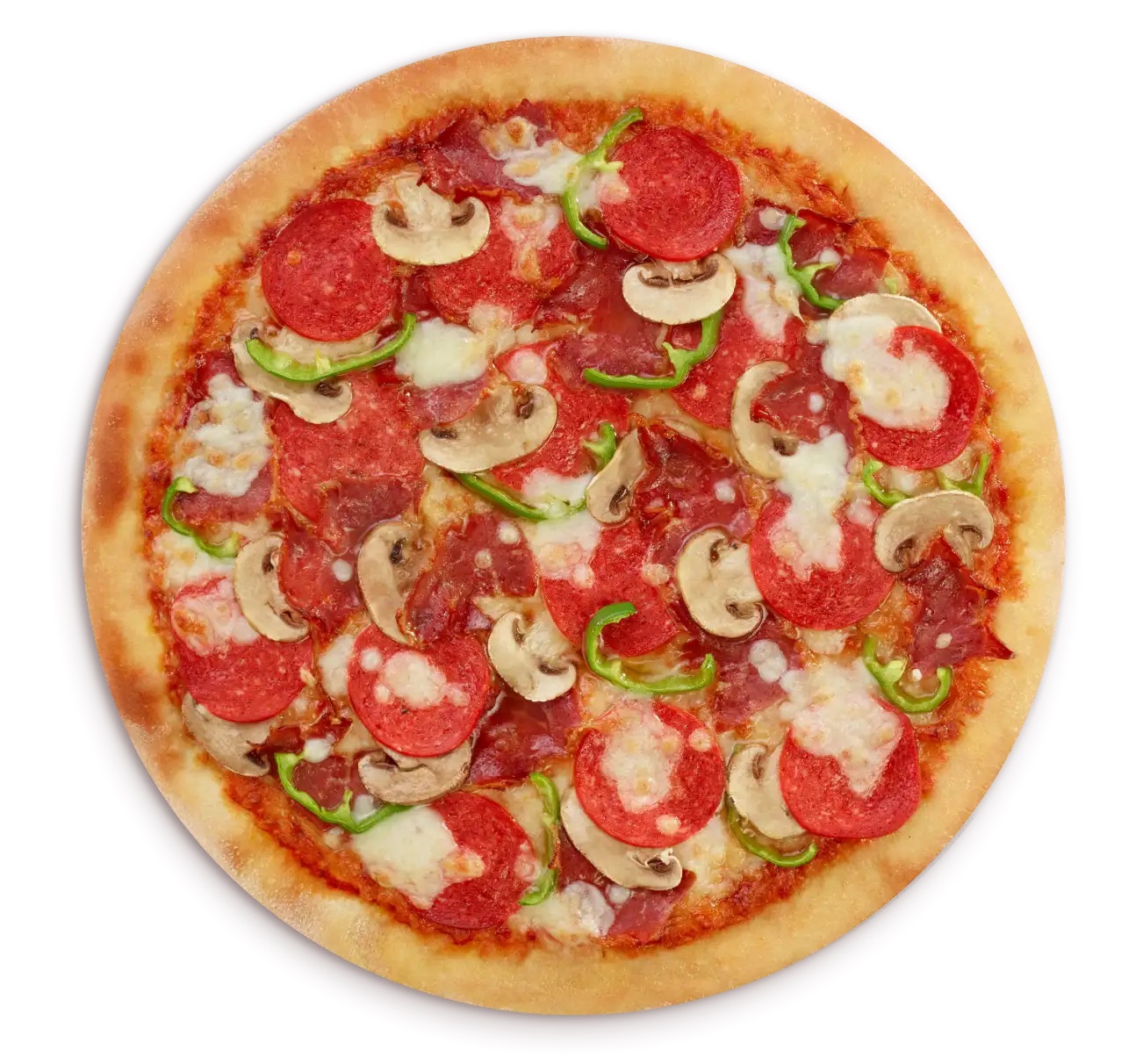 Pastırma ve Sucuk Pizza